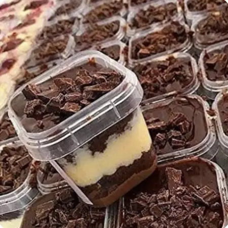 Bolo no pote de chocolate Bolo no pote de chocolate